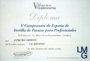 Diploma Campeonato de España